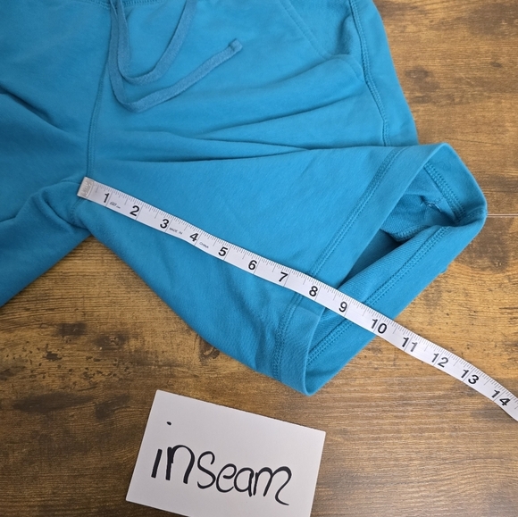 danskin now teal blue lounge shorts women's size small 4-6 - Picture 6 of 7